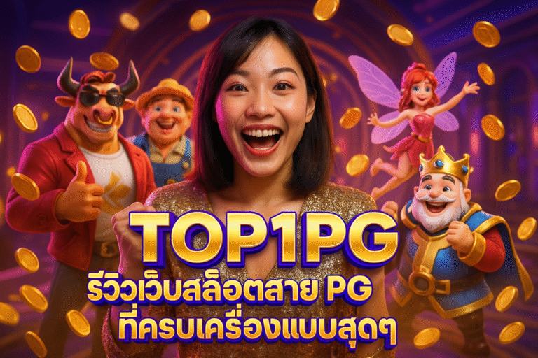 TOP1PG รีวิวเว็บสล็อตสาย PG ที่ครบเครื่องแบบสุดๆ