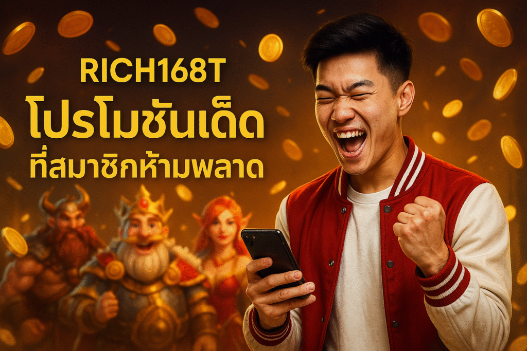 RICH168T โปรโมชั่นเด็ดที่สมาชิกห้ามพลาด